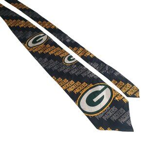 Vintage Ralph Marlin Green Bay Packers NFL RM Sport Logo Men Necktie Football WI